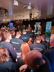 Bild von der Region-Dankes-Veranstaltung an die Helfer beim Hochwasser 2024